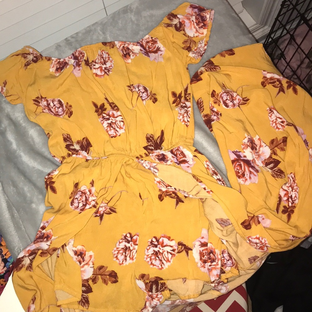 Romper with long tail